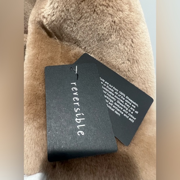 $3375 GRENN PILOT Reversible Shearling Coat size s - Picture 11 of 15